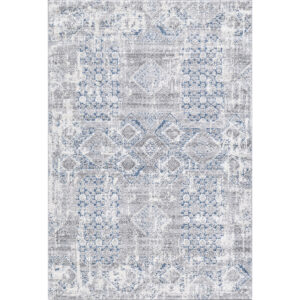 Darius Abstract Patch Blue Rug