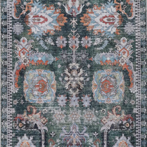 Green Flames Rugs