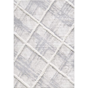 Lola Lattice Lines Cream Rugs
